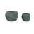 Polyresin Planters With Twisted Design And Sculptural Detailing, Set Of 2-1438223761