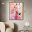 Art chevalier rose, toile, pêche, boho-104326402-111724041