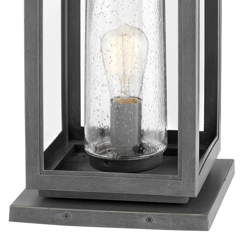 Atwater 1-Light Pier Mount Light, Ash Bronze