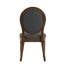 Chaise d'appoint rembourrée en lin Hildemar-1335091148-1248836147