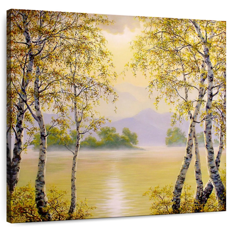Arney Lakeshore Birch Trees, 24" H x 24" W