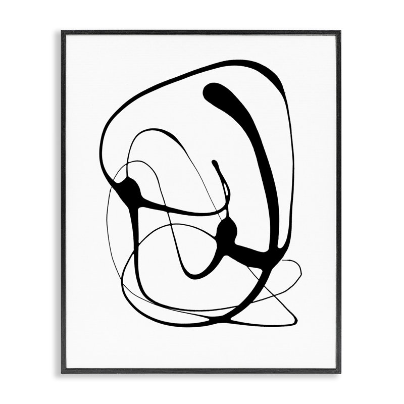 Art de la giclée noire encadrée par Lanie Loreth, Giclée encadrée noir minuit, H 14 po x l 11 po