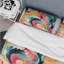 Ikat Artistry Mosaic Radiance III - Ensemble de housse de couette à motif abstrait-65260072