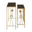 Mya 80cm Glass Top Console Table