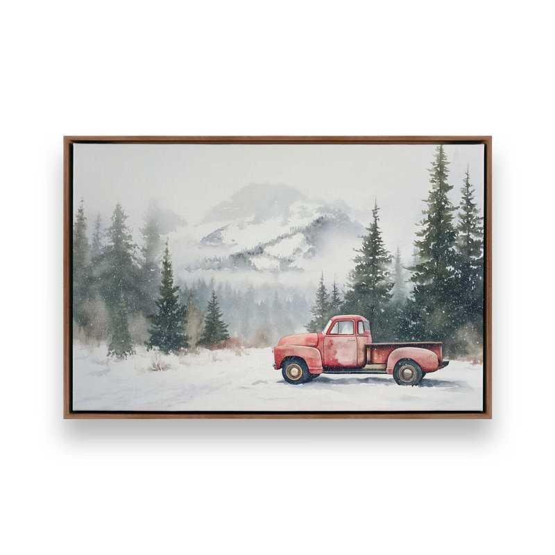 Impression sur toile Frosted Haul, Noyer, H 12,75 po x l 18,75 po