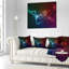 Abstrait fractal Smoke Waves - Coussin imprimé abstrait-29960445-29962953