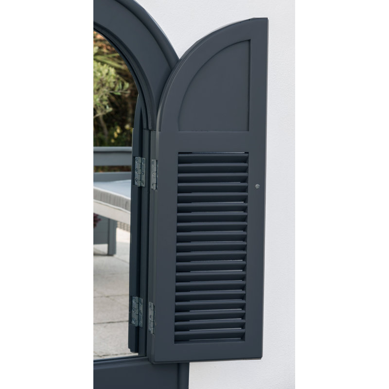 Valery Wood Flat Wall Mirror