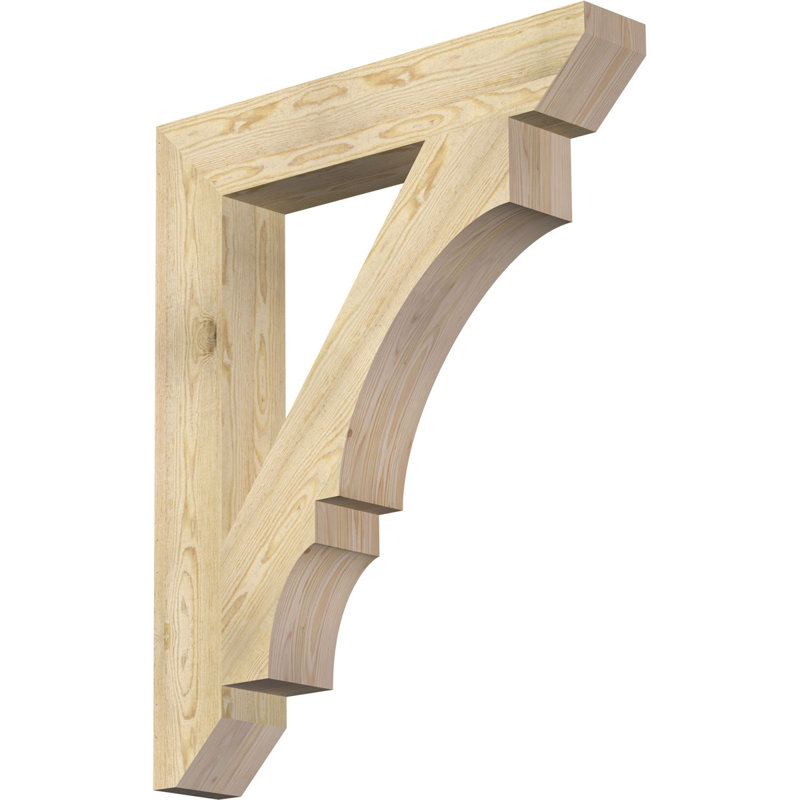 Support de scie brute à lattes l 6 po x P 36 po x H 44 po, sapin Douglas, Sapin Douglas scié brut, L 6 po x P 36 po x H 44 po