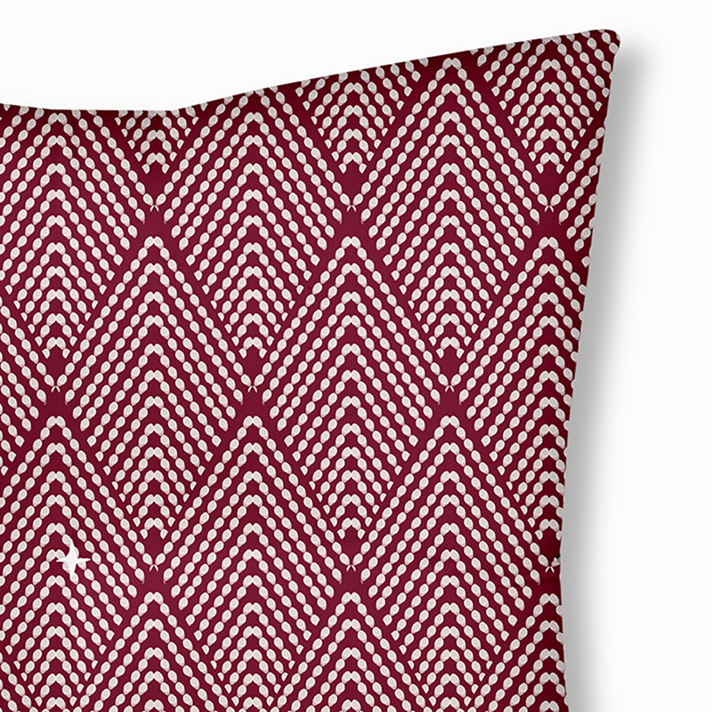 Geometric Reversible Throw Pillow, 26" x 26"