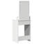 MDF Wood 50 X 41 X 140 Cm Mirror Vanity Table-1082734729