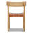 Zadar Teak & Leather Dining Chair-136124958