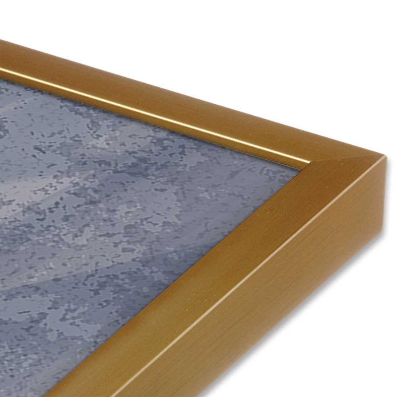 «Apatosaurus» par Lauren Rader, reproduction d'art, L 48 x H 36, Gold, Impression encadrée