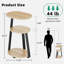 Table d'appoint moderne ovale avec rangement à 3 niveaux, structure en métal et finition chêne, table de bout compacte pour le salon, la chambre à coucher, le canapé ou la salle de bain