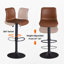 Tabouret de bar rotatif à hauteur réglable avec structure en métal-186712874-186712870