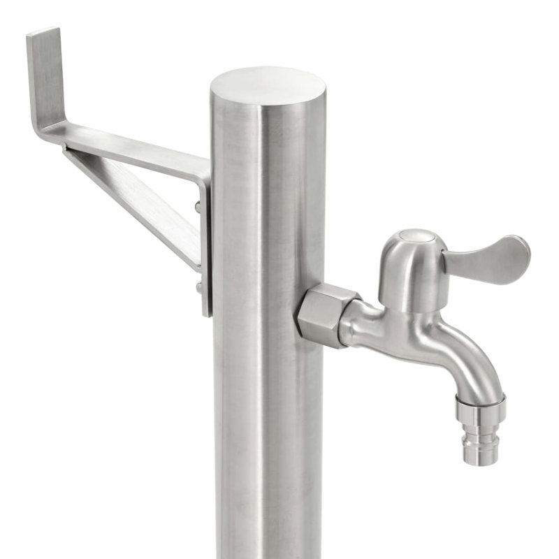 Outdoor Stainless Steel Column Fountain