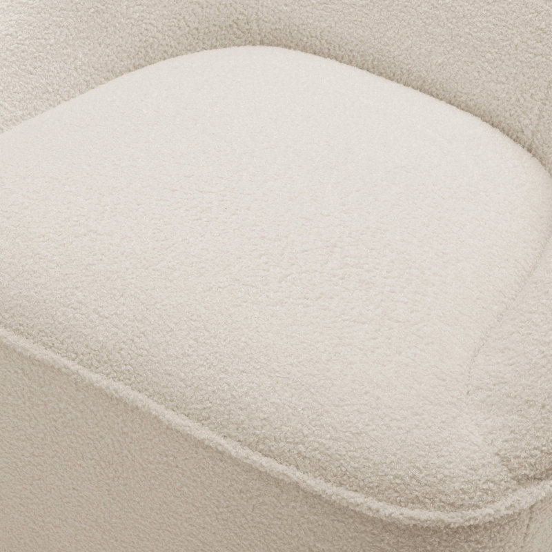 Fauteuil pivotant Boucle pour la maison - Doux et confortable