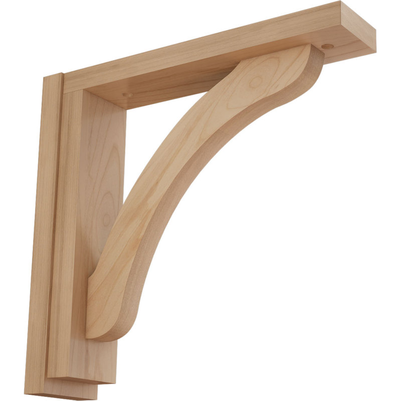 Support en bois Reece, Aulne, 10.25" H x 2.5" W x 10.75" D