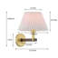 Applique murale à intensité variable en acier léger et lin-797478144