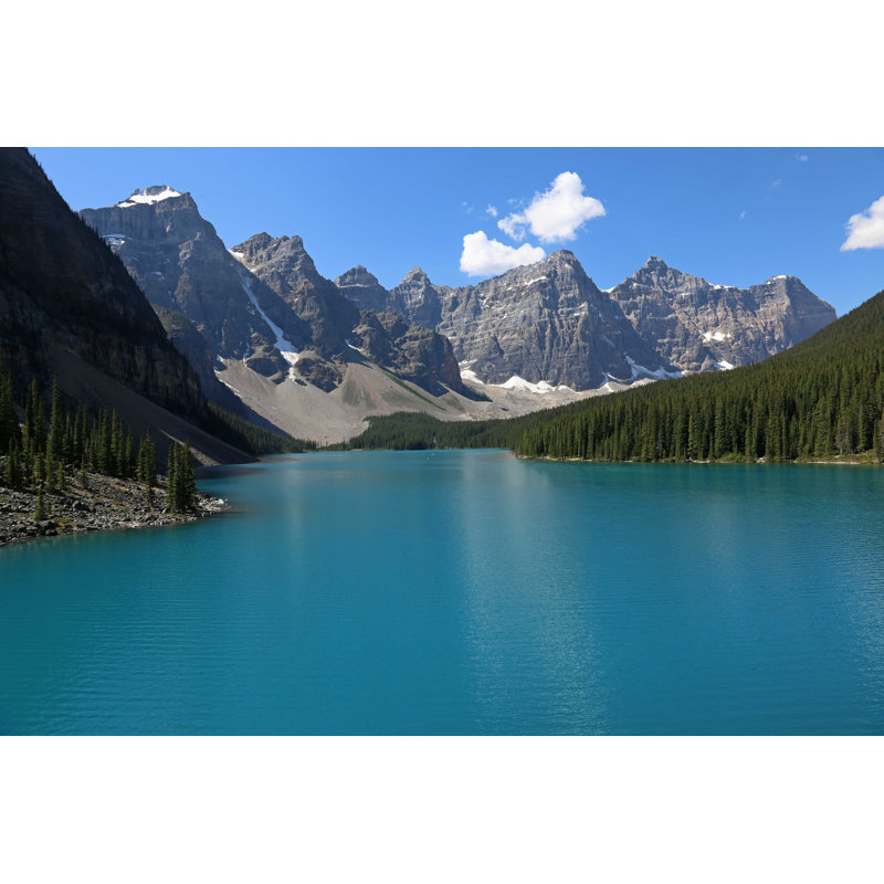 Lake Moraine - Photographie sur toile tendue, H 8 po x l 12 po