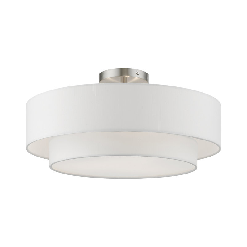 Areial 3-Light 18" Semi Flush Mount