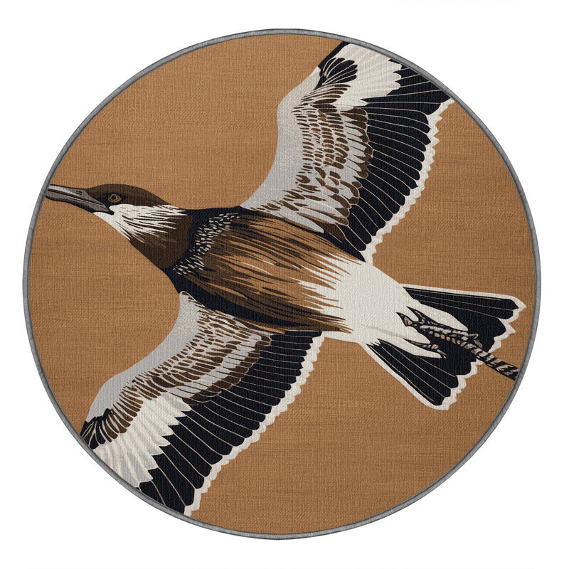  Tapis lavable parasite Jaeger, Rond 5 pi