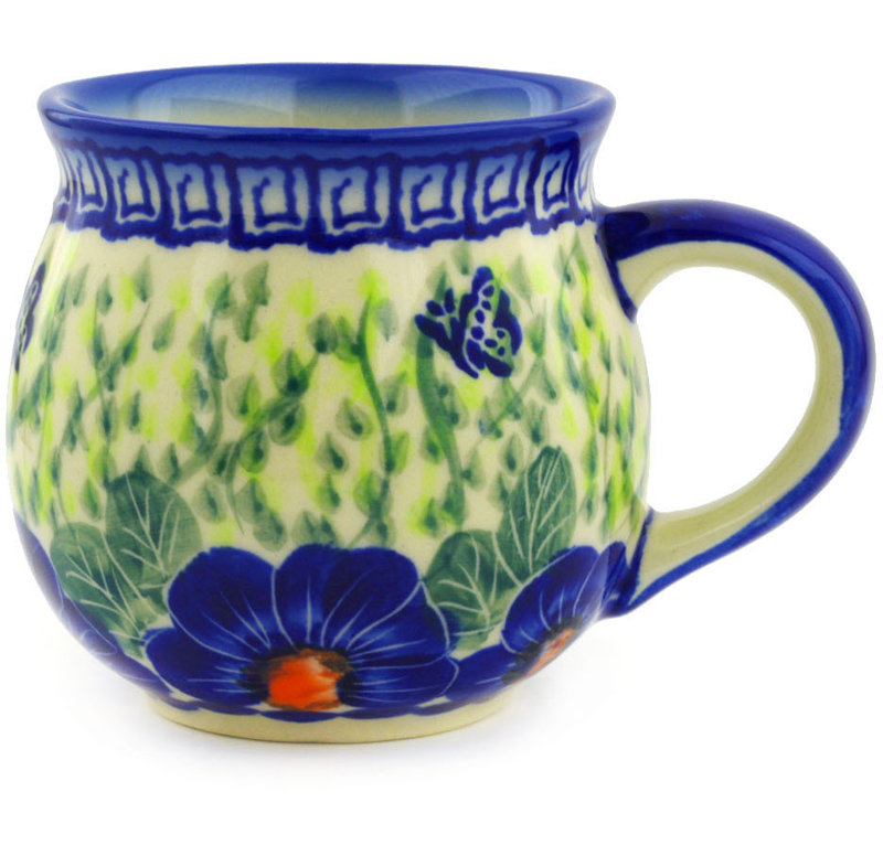 Brilliant Butterfly Popp Stoneware Coffee Mug