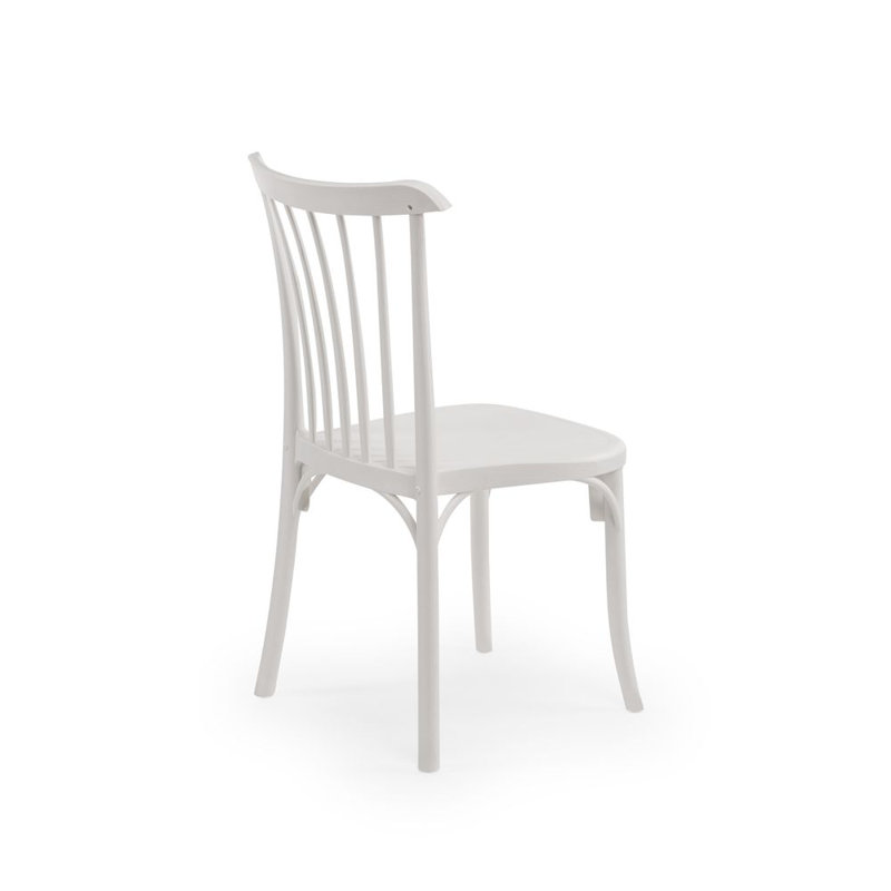 Loesch 46cm H Windsor Back Side Chair, White