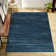 Mante Contemporary Performance Distressed Blue Area Rug
