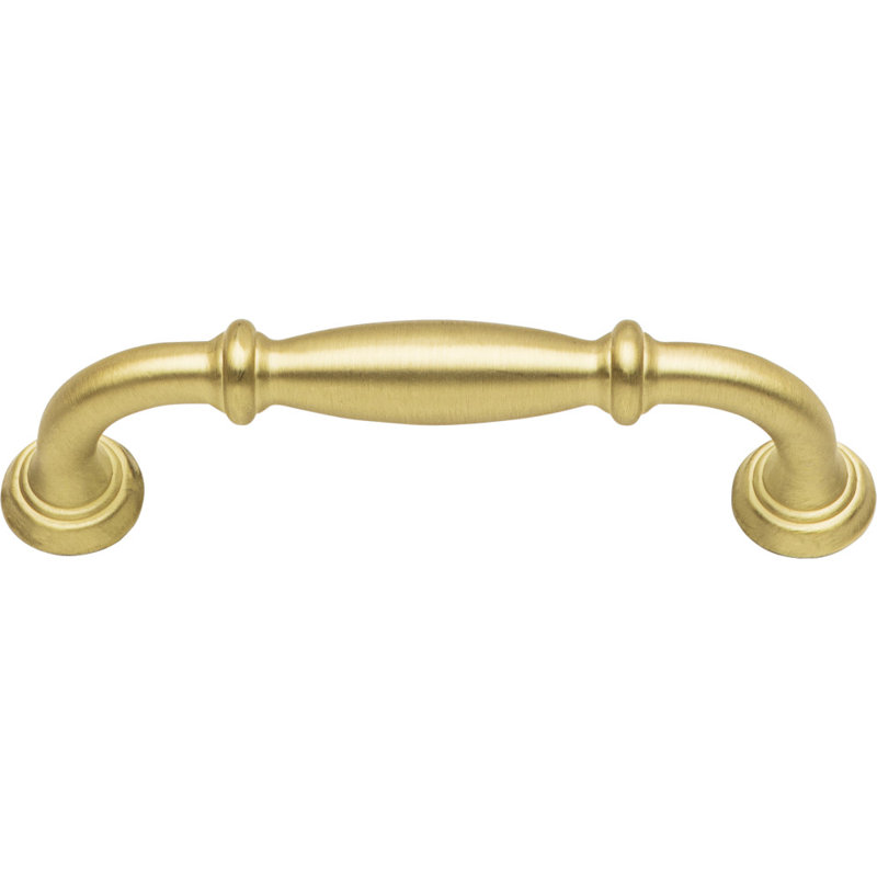 Tiffany Bar Pull, Brushed Gold, 3 3/4"