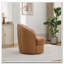 Fauteuil d'appoint pivotant en cuir-815695