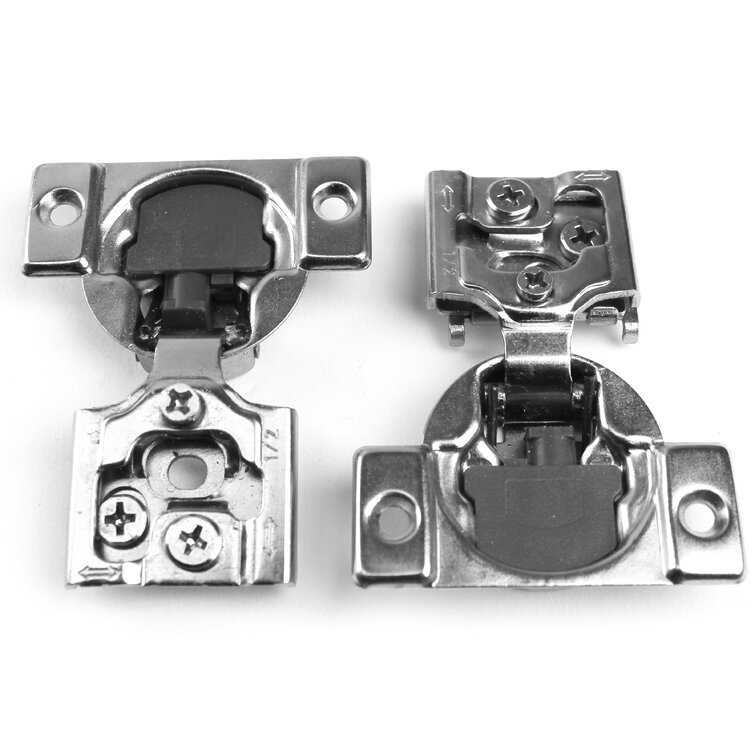 105-Degree 1/2 in. (35 mm) Overlay Soft Close Face Frame Cabinet Hinges  with Installation Screws (30-Pairs) 1/2-SOFT-30 - The Home Depot