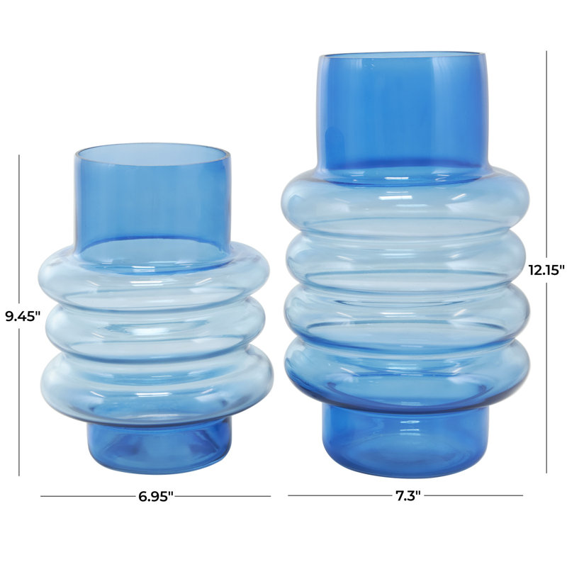 12.15'' Glass Table Vase