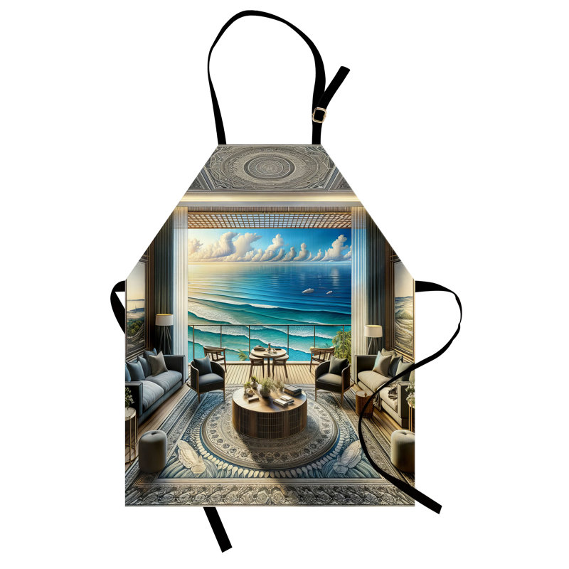 No Pattern Bib Apron