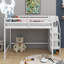 Lit mezzanine double avec garde-robe-76441294