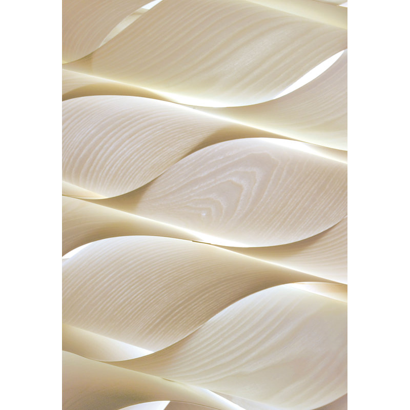 1 - Light Pendant, Ivory White, Matte Black, 15.7" H x 27.1" W x 27.1" D