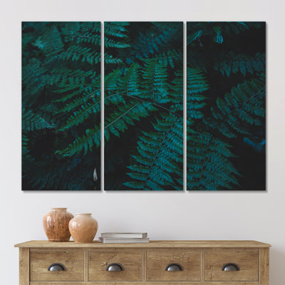 Brownies vert foncé - reproduction d'art sur toile tropicale