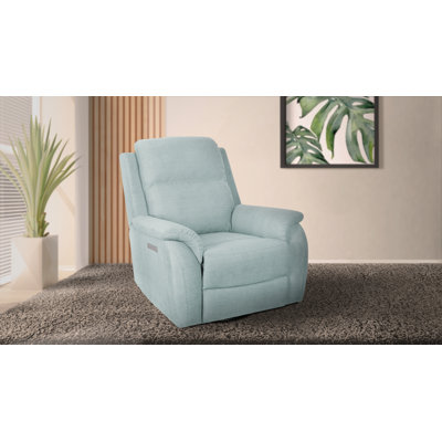 Sealy Posturepedic Ashland Motion Recliner with Adjustable Power Headrest and Active Lumbar Support