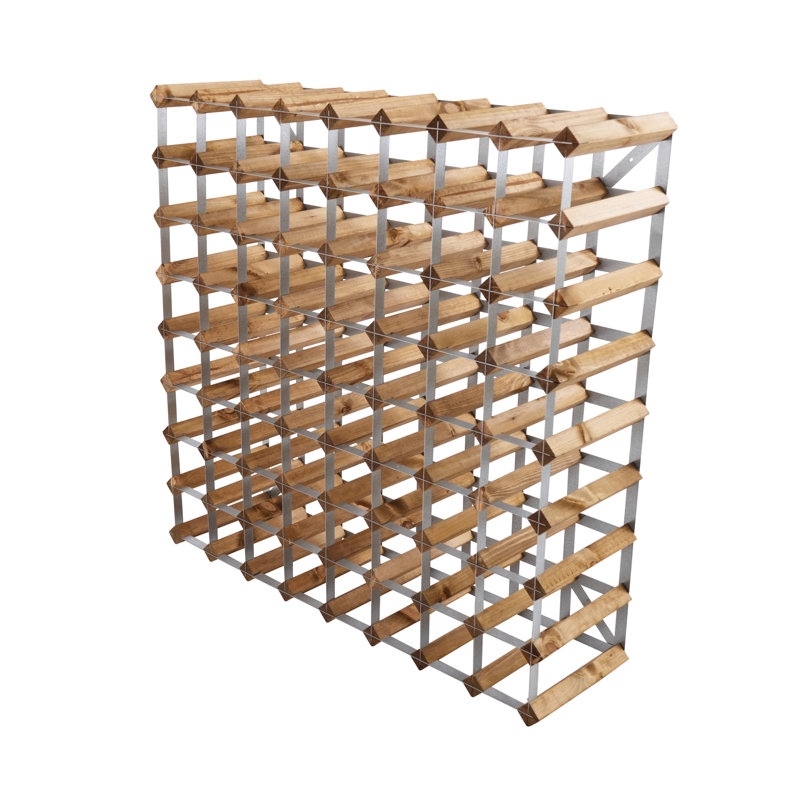 Traditional Wine Racks 72 Bottle Eastwood, Burnt Oak, 996cm H x 804cm W x 228cm W