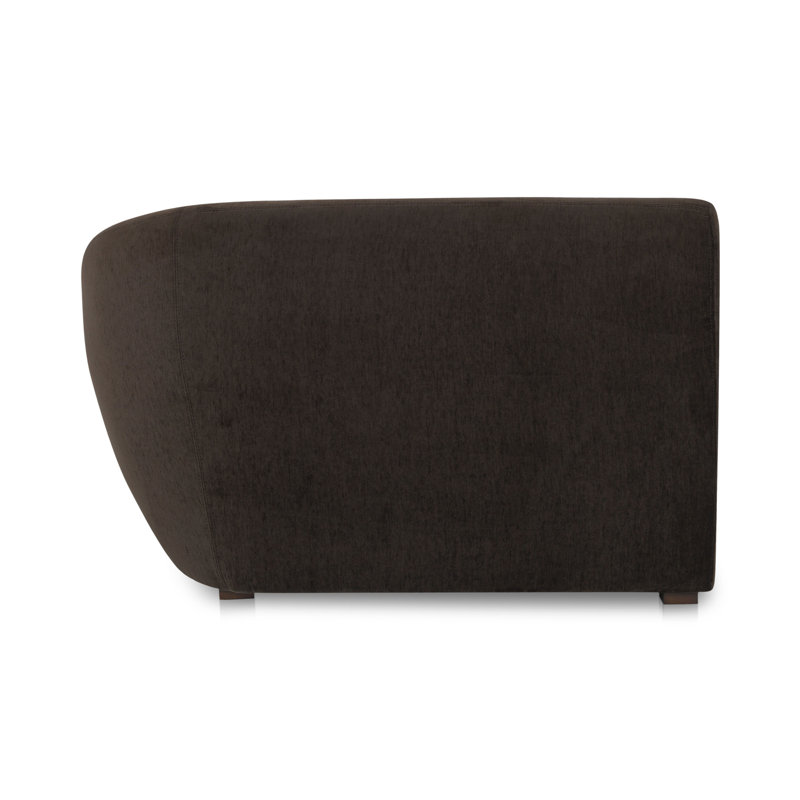 AMELIA RIGHT ARM FACING CHAISE ESPRESSO, Charcoal Brown