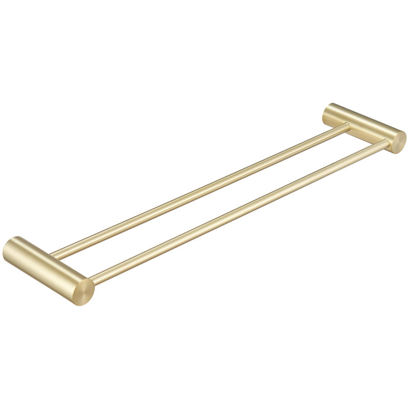 24 po Porte-serviettes de salle de bain mural moderne Modern, Nickel brossé