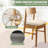 Dining Chair Cushions Set of 6, 2.5 inch Thick Kitchen Chair Pads with Ties.17” x 16”, Beige-1182269069