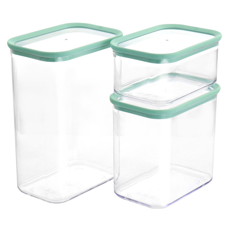 Mint Green BPA-Free Plastic Food Storage Set