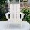Chaise Adirondack pliante Bruce HDPE