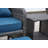 5 Pieces Wicker Patio sofa Set with Ottomans and coffee table-1129842340