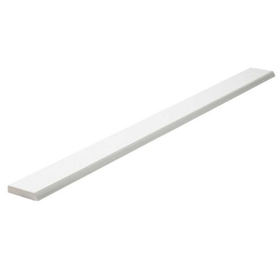 2'' x 24'' Polished Porcelain Bullnose Tile Trim -  The Tile Life, TPREX0224GBBN