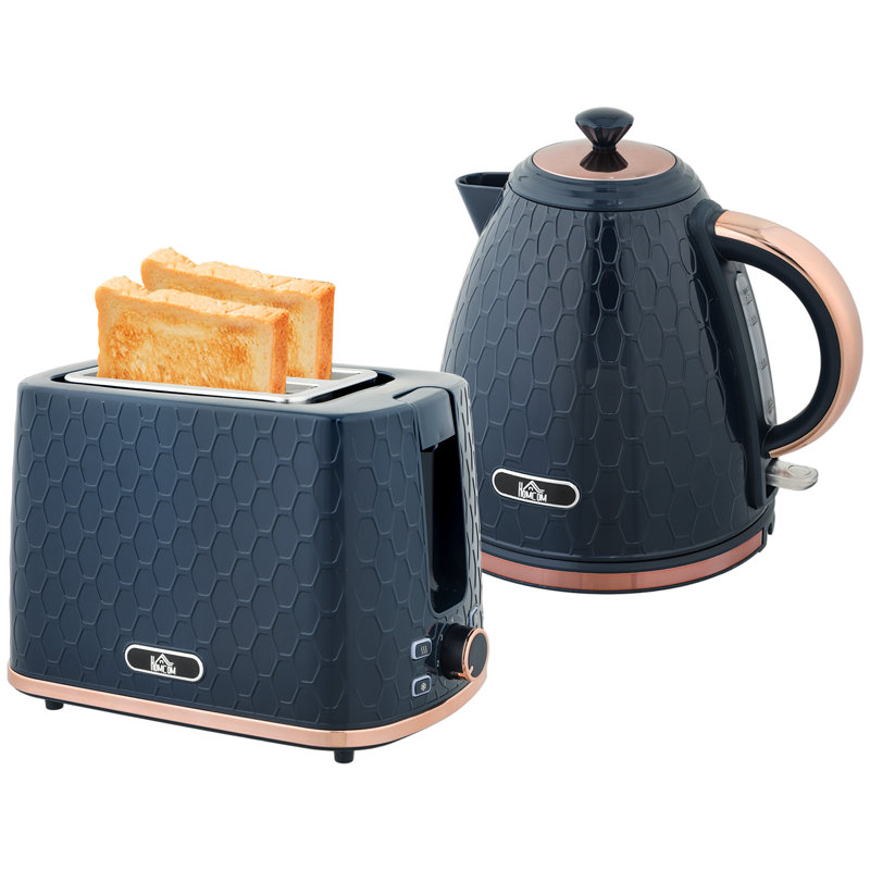 Kettle and Toaster Set, Blue