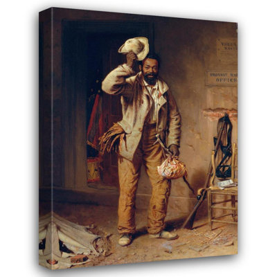 "A Bit of War History- the Contraband" by  Thomas Waterman Wood - Gallery Wrap Canvas Wall Art