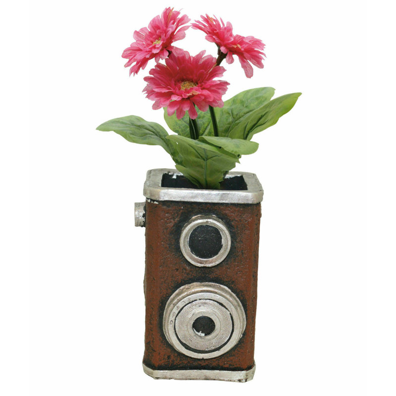 Leite Resin Speaker Flower Plant Pot