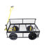 (Chariot à roues solide noir et jaune)-122456961