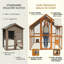 Grand poulailler extérieur en bois 110 po-1458165273